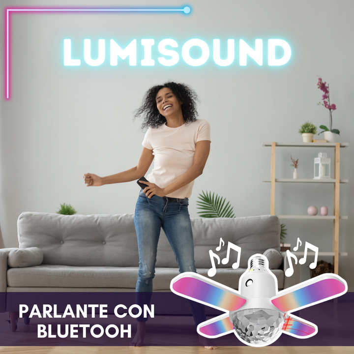 ¡IMPORTADO! BOMBILLA PARLANTE BLUETOOTH LUMISOUND PLUS